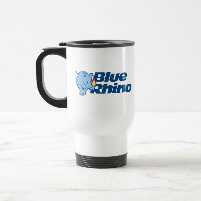 Taza De Viaje Rinoceronte azul (Izquierda)