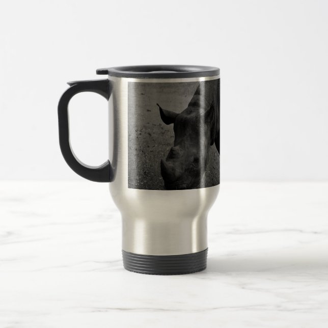 Taza De Viaje Rinoceronte negro (Izquierda)