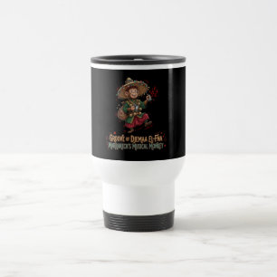 Taza De Viaje Ritmo de Djemaa El-Fna Marrakech Mono Musical
