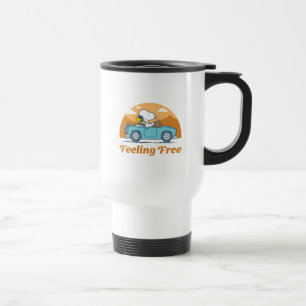 Taza De Viaje Road Trippin   Los cacahuetes se sienten libres