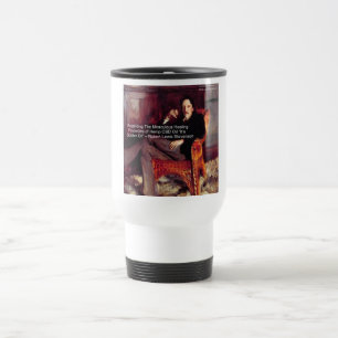 Taza De Viaje Robert Louis Stevenson & Cita CBD es Aceite Dorado