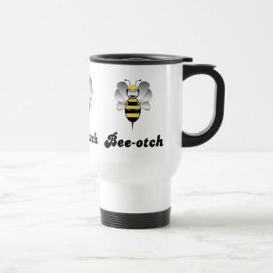 Taza De Viaje Robobee Bumble Bee Bee-otch Mug