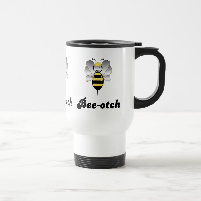 Taza De Viaje Robobee Bumble Bee Bee-otch Mug (Derecha)