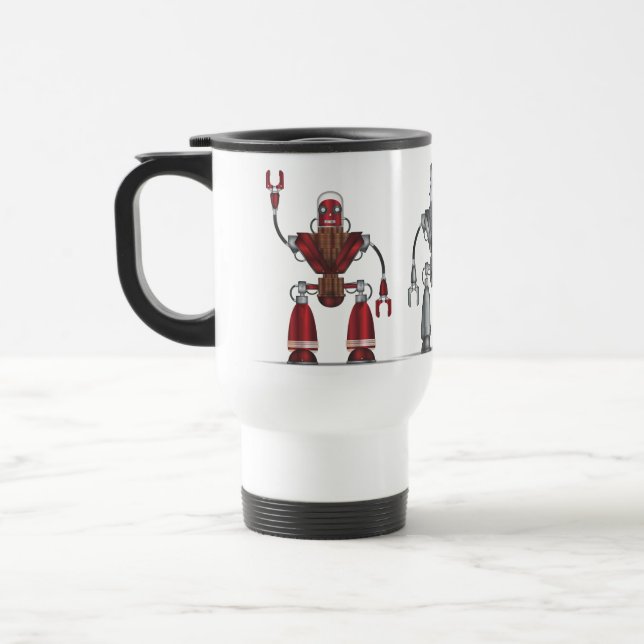 Taza De Viaje Robot (Izquierda)