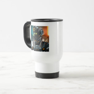 Taza De Viaje Robot 3 para viajar al trabajo