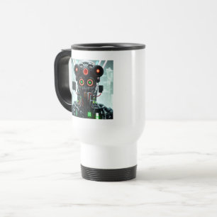 Taza De Viaje Robot 5 para viajar al trabajo