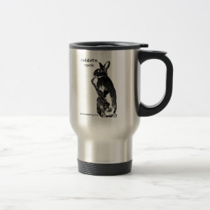 Taza De Viaje ¡Roca de los conejos!