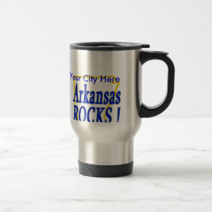 Taza De Viaje ¡Rocas de Arkansas!