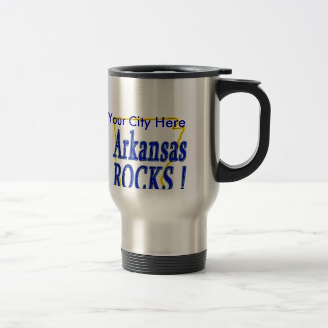 Taza De Viaje ¡Rocas de Arkansas! (Derecha)