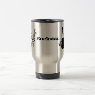 Taza De Viaje Rockstar Guitar Mug