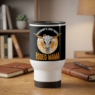Taza De Viaje Rodeo Mama   Día de la Madre Occidental Único
