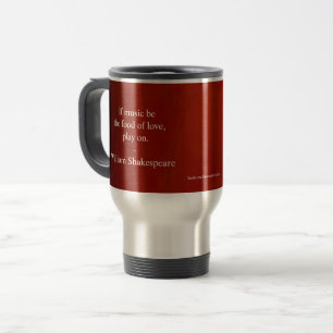 Taza de viaje roja regalo para profesores de teatr