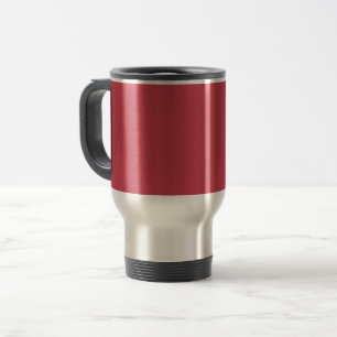 Taza De Viaje Rojo ladrillo (color sólido)
