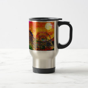 Taza De Viaje Roller coaster