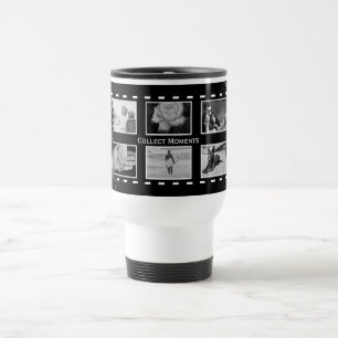 Taza De Viaje Rollo de película en blanco y negro Foto personali