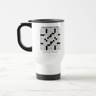 Taza De Viaje Rompecabezas personalizado divertido de crucigrama