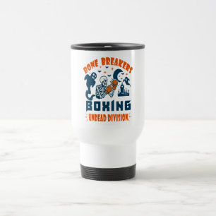 Taza De Viaje Rompidores de huesos boxeando la división no muert