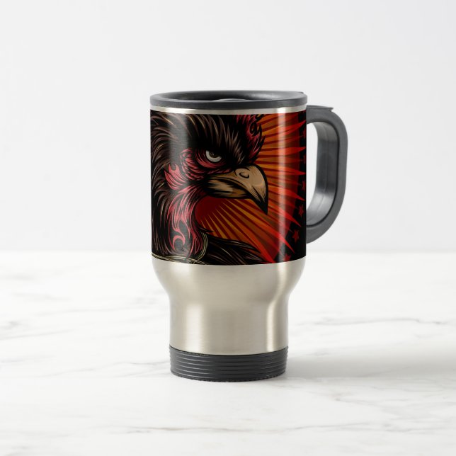 Taza De Viaje Rooster de boxeo (Anverso derecho)