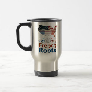 Taza De Viaje Roots franceses estadounidenses