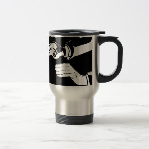 Taza De Viaje Ropa clásica de tambor en el salpicadero