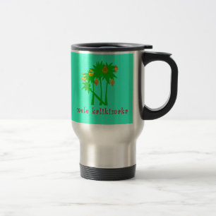 Taza De Viaje Ropa hawaiana del navidad de Mele Kalikimaka