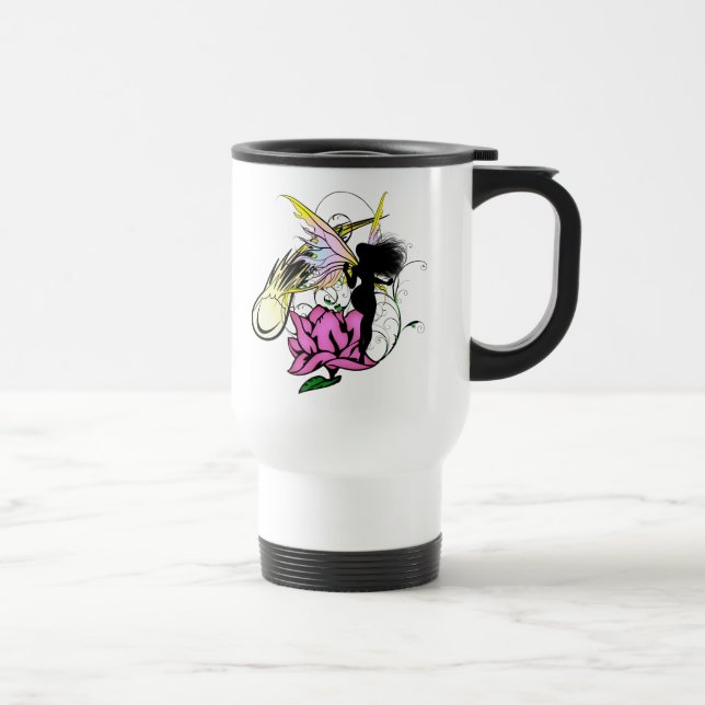 Taza De Viaje Rosa Sombra Hada (Derecha)