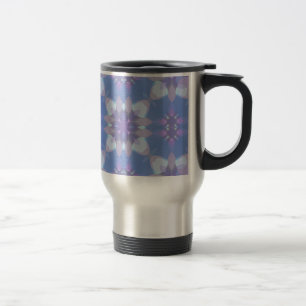 Taza De Viaje Rosa y azul pastel #1