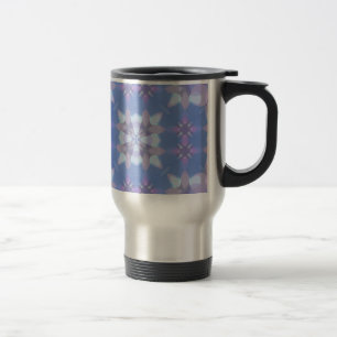 Taza De Viaje Rosa y azul pastel #3