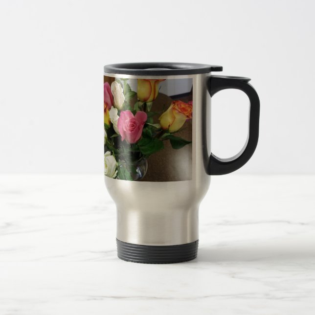Taza De Viaje Rosas (Derecha)