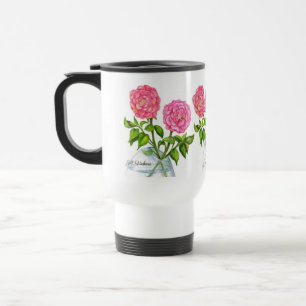 Taza De Viaje Rosas silvestres viajan en masa