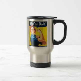 Taza De Viaje Rosie el remachador podemos hacerlo Segunda Guerra