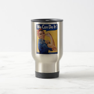 Taza De Viaje Rosie the Riveter: El empoderamiento femenino fuer