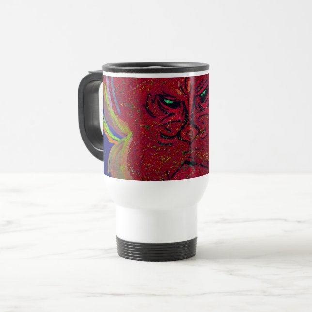 Taza De Viaje Rostro de una Llama (Anverso izquierdo)