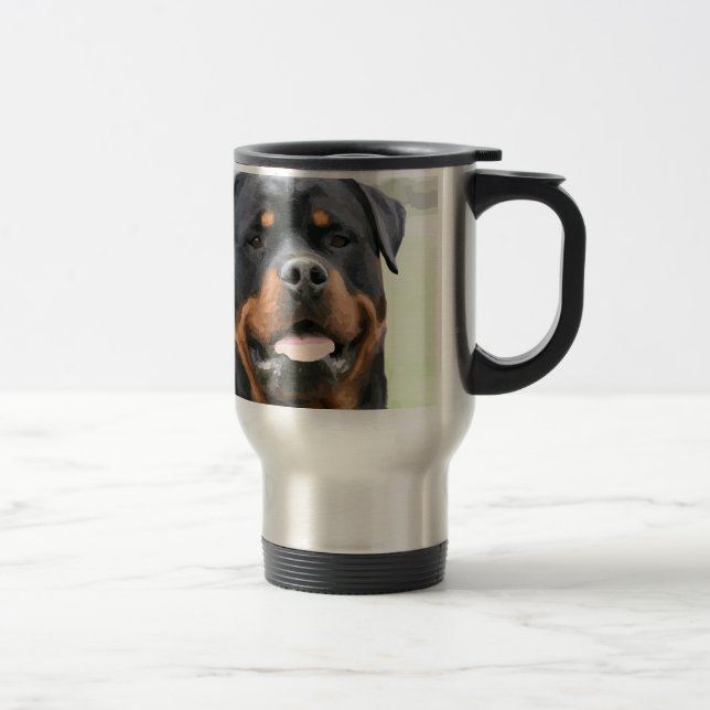 Taza De Viaje rottweiler (Derecha)