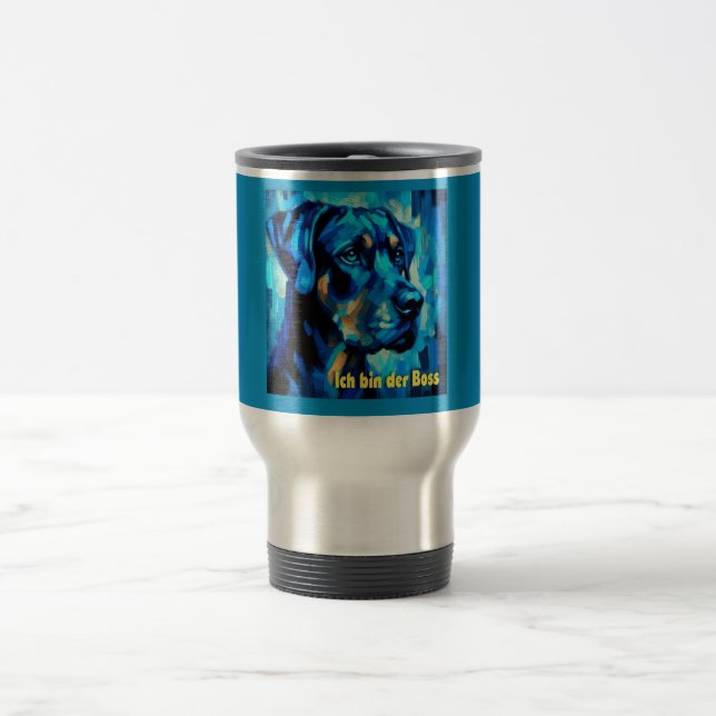 Taza De Viaje Rottweiler (Centro)