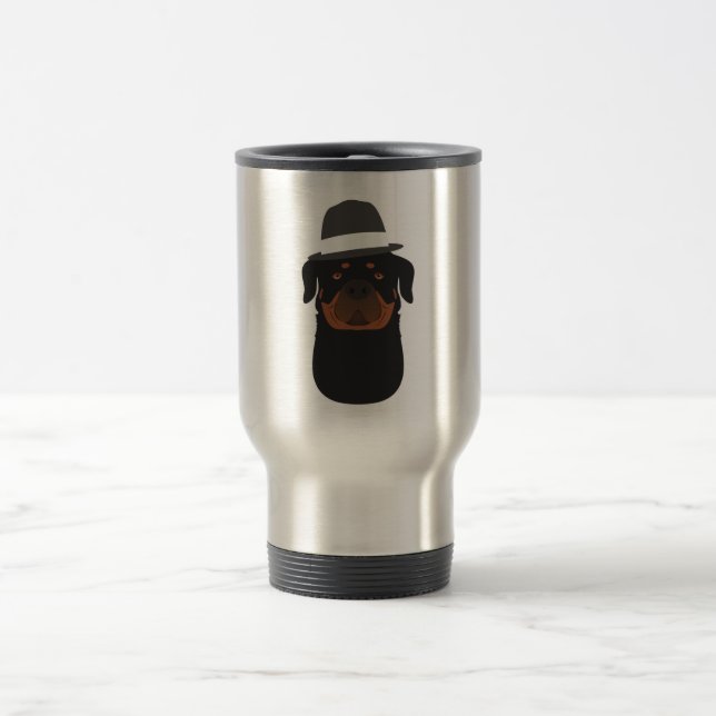 Taza De Viaje Rottweiler (Centro)