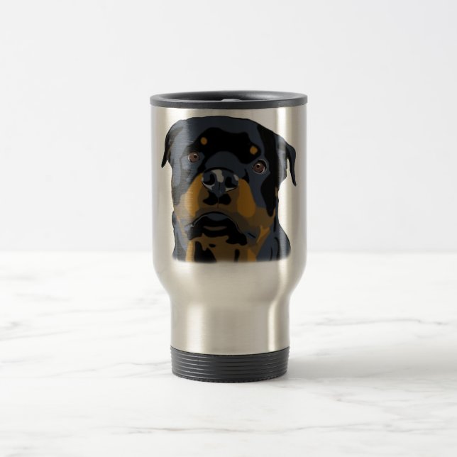 Taza De Viaje Rottweiler Eyes (Centro)
