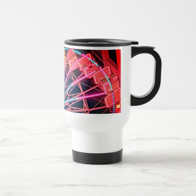 Taza De Viaje Rueda de la fortuna amarilla y roja (Derecha)