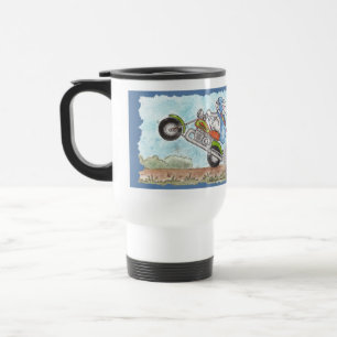 Taza De Viaje Ruedas de Poppin’ de conejito de Pascua