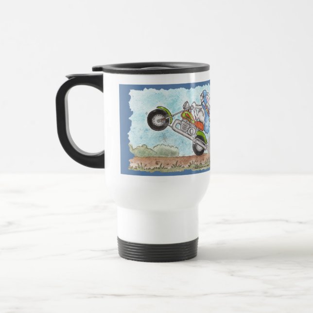 Taza De Viaje Ruedas de Poppin’ de conejito de Pascua (Izquierda)