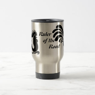 Taza De Viaje "Ruler of the Roost" Aluminio Rooster