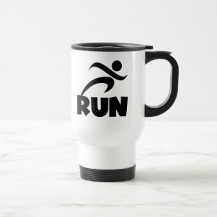 Taza De Viaje RUN Black