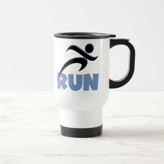 Taza De Viaje RUN Blue (Derecha)
