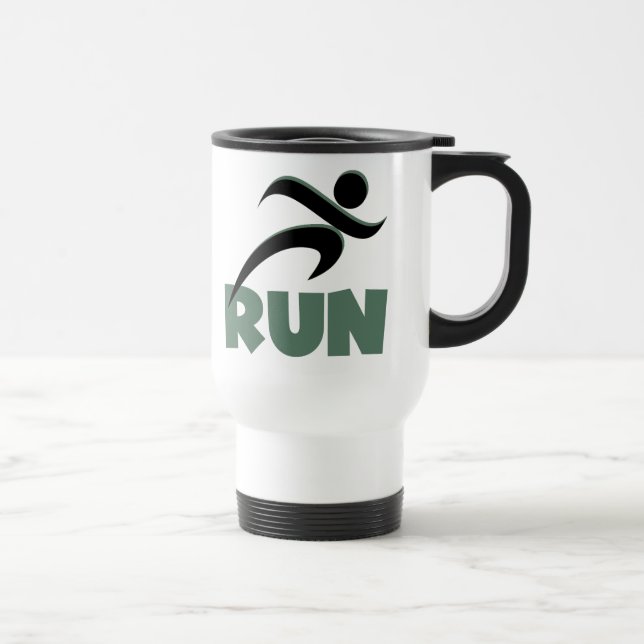Taza De Viaje RUN Green (Derecha)