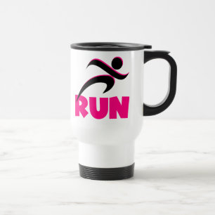 Taza De Viaje RUN Pink