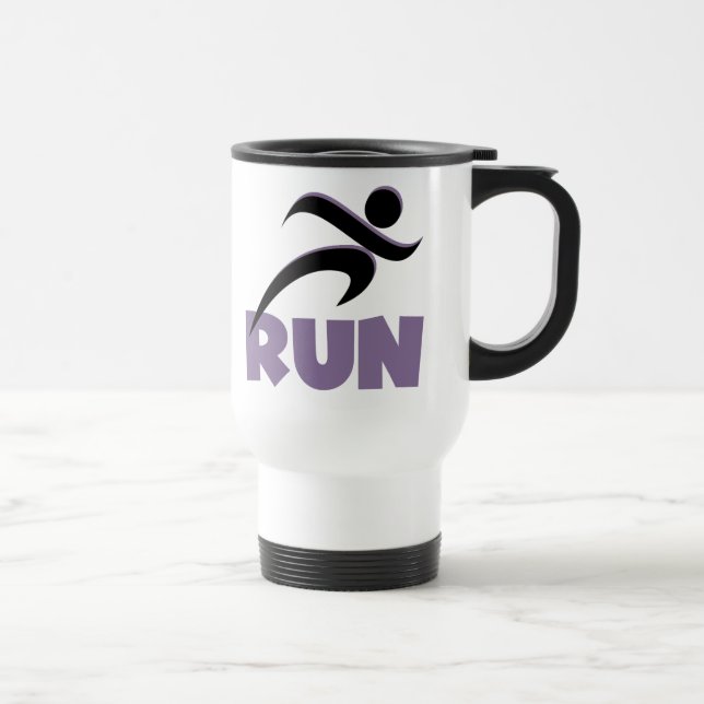 Taza De Viaje RUN Purple (Derecha)