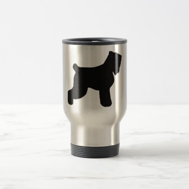 Taza De Viaje Ruso negro Terrier (Centro)