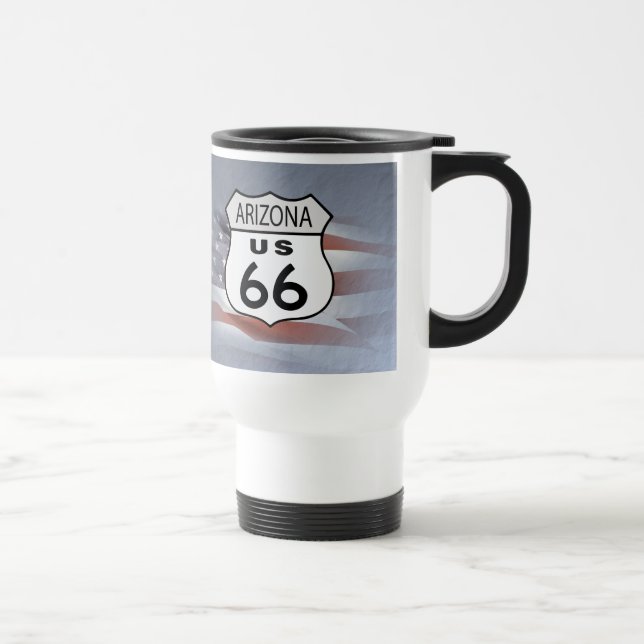 Taza De Viaje Ruta 66 de Arizona (Derecha)