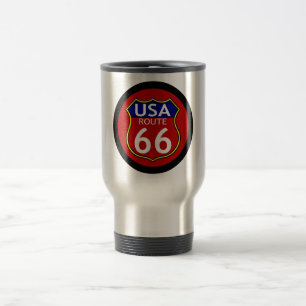 Taza De Viaje Ruta 66 Mug de viaje