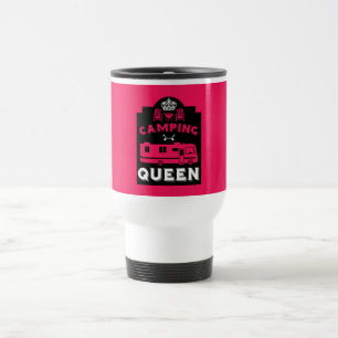 Taza De Viaje RV Camping Queen USA